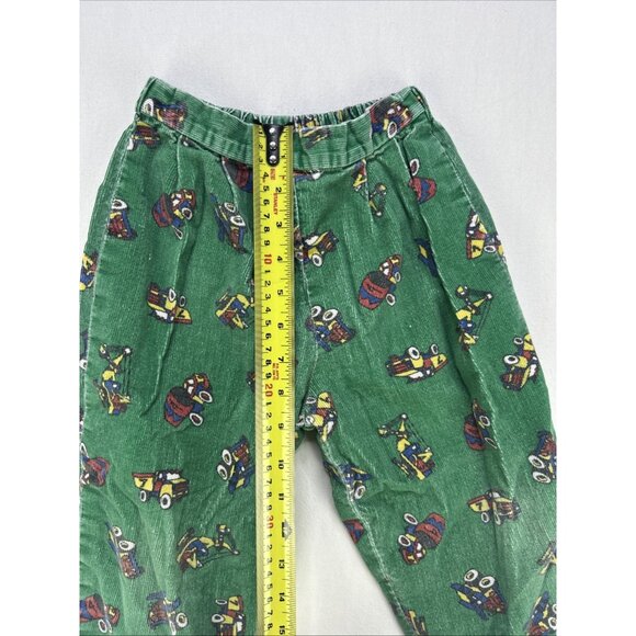 Vintage Boys Corduroy Pants Toddler 3T Blue Red Green Lot 80s 90s Hand Made - Picture 13 of 14